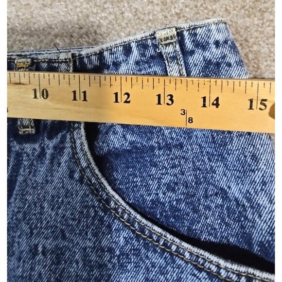 Guess Georges Marciano Jeans 80s Acid Wash Zig Zag Button Fly USA Vtg Women's 30 - Picture 13 of 16